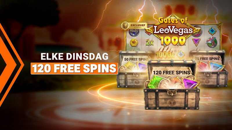 Golden Gates Pakket – elke dinsdag tot 120 gratis spins, Leovegas