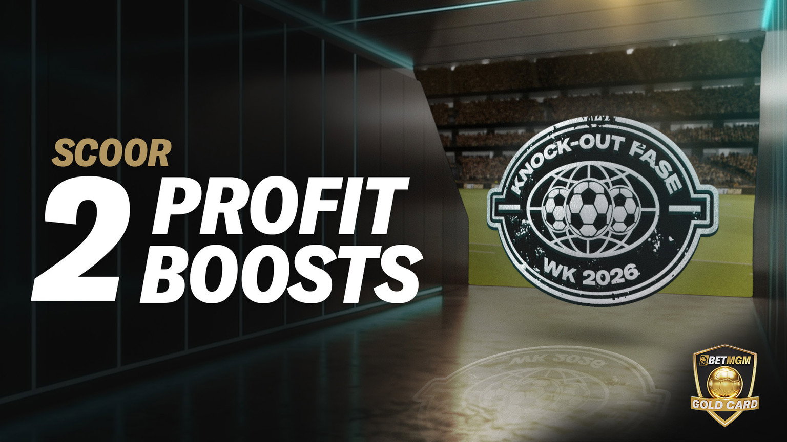 Wekelijkse 100% Profit Boost - Golden Boost, Betmgm