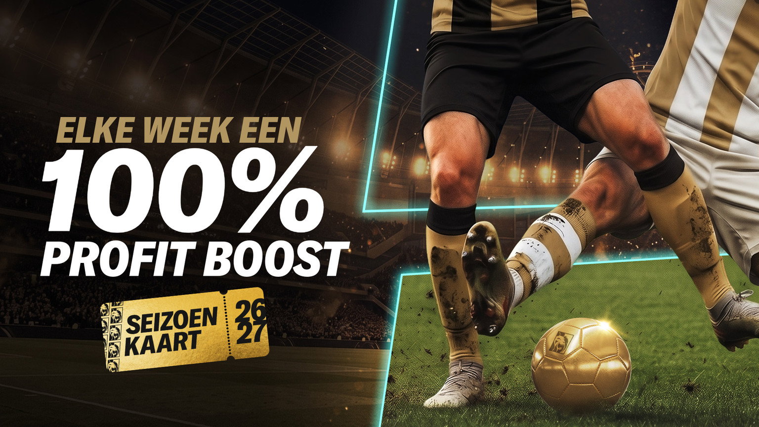 Wekelijkse 100% Profit Boost - Golden Boost, Betmgm