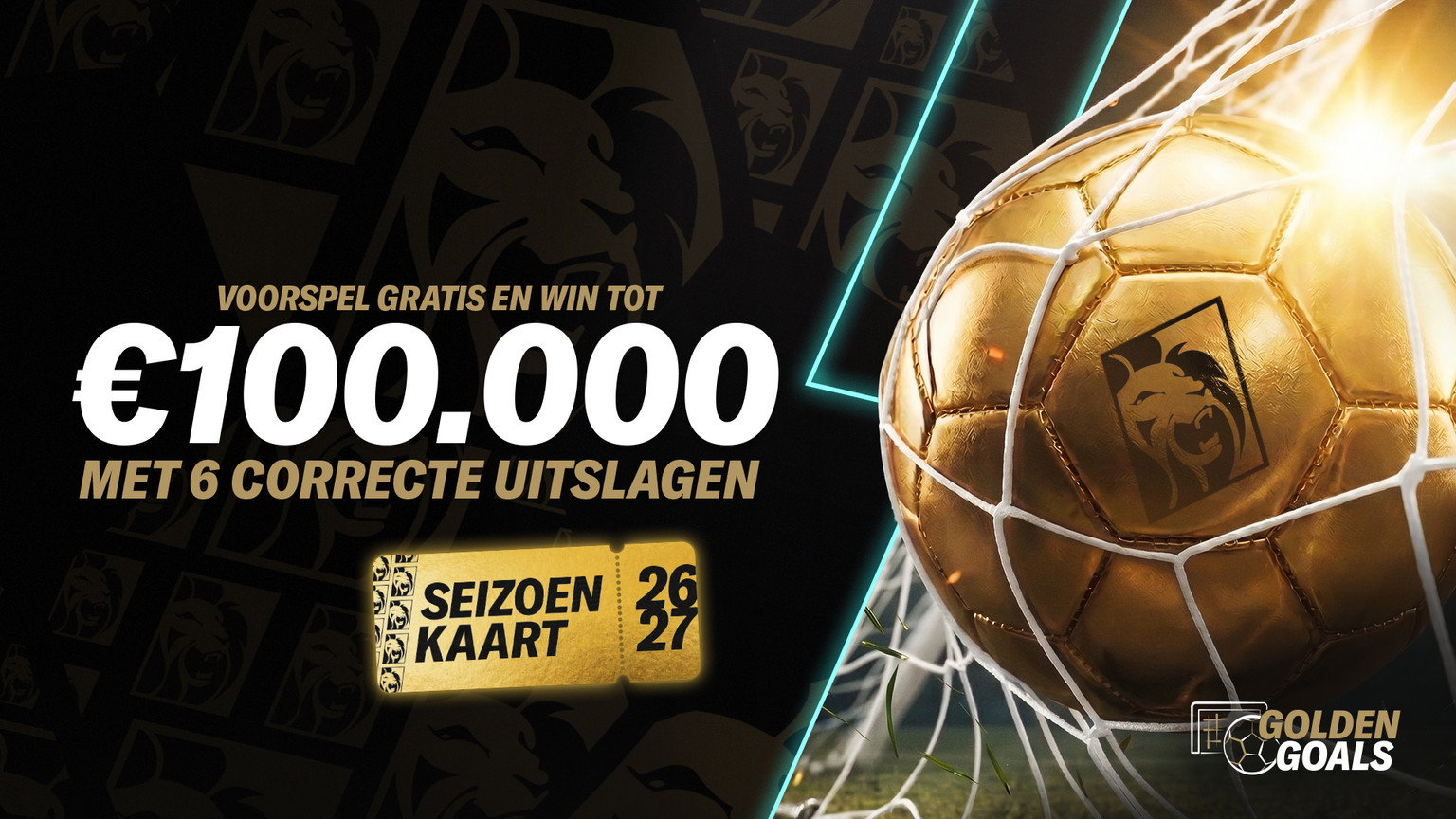 Golden Goals - Win tot €100.000, Betmgm