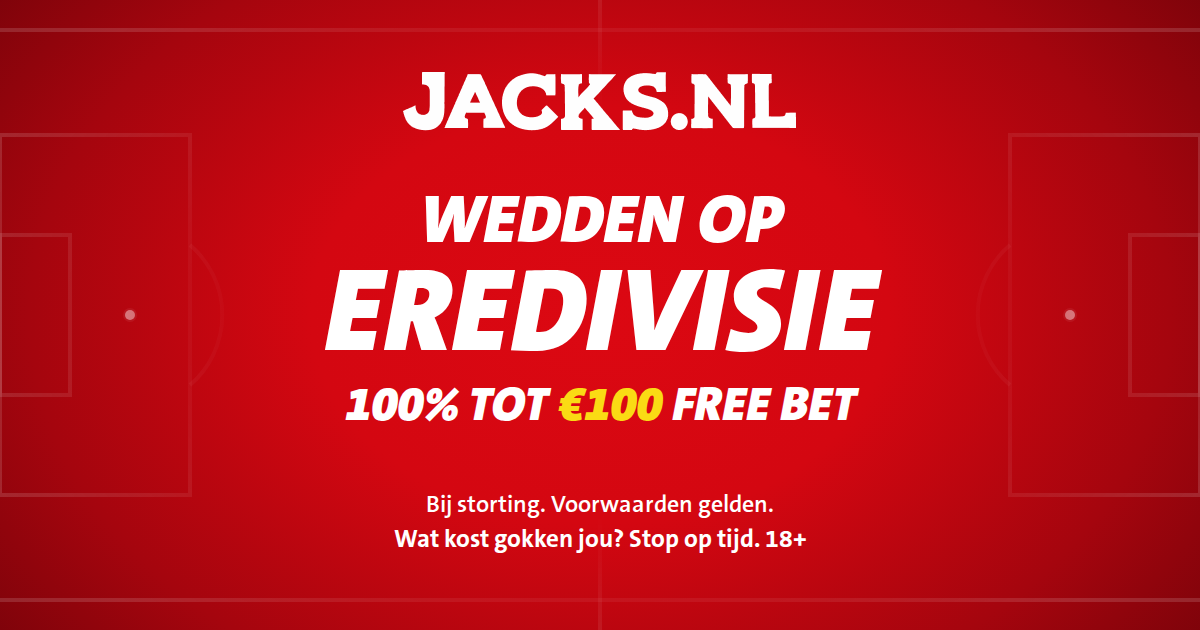 Eredivisie & KKD Free Bet, Jacks Nl